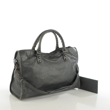 Balenciaga Agneau Classic Hardware City Gris Tarmac 3 of 8