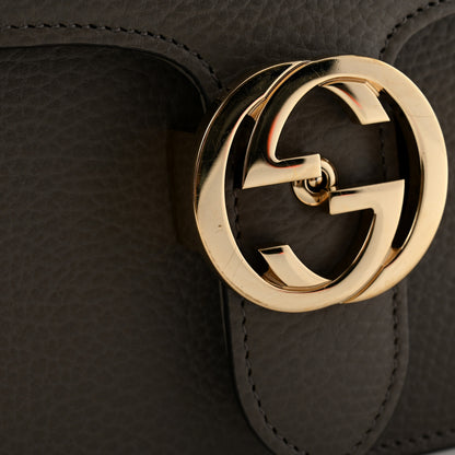 Gucci Dollar Calfskin Interlocking G Shoulder Bag Loess 12 of 12