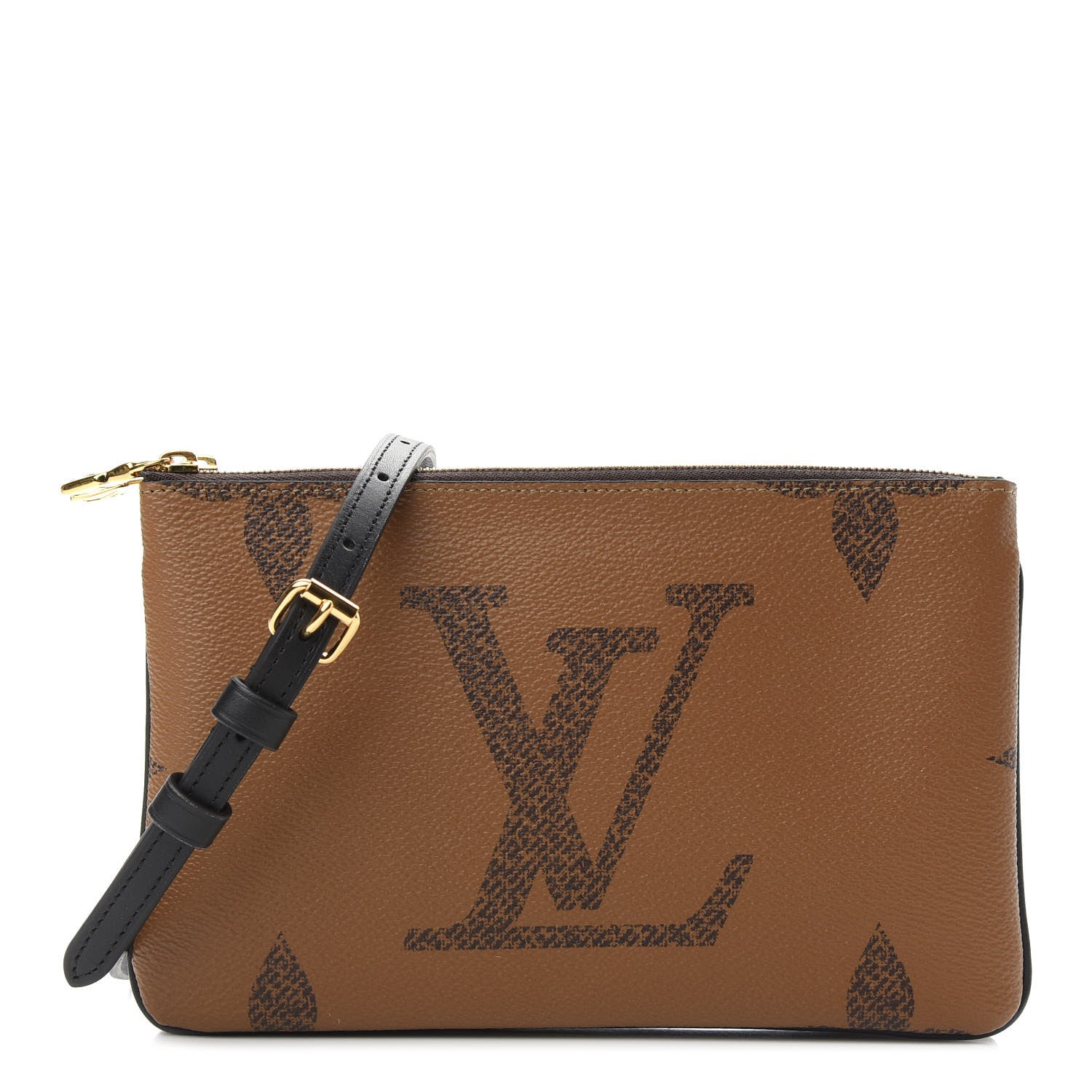 Louis Vuitton Reverse Monogram Giant Double Zip Pochette 1 of 11