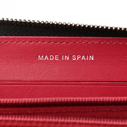 Chanel Aged Calfskin Quilted Small Gabrielle Zip Around Wallet Black 7 of 9