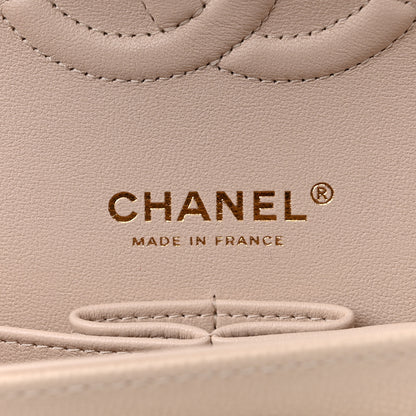 Chanel Caviar Quilted Medium Double Flap Light Beige 6 of 11
