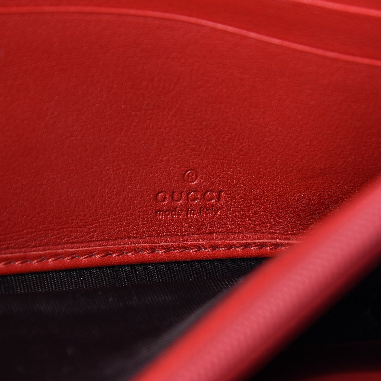 Guccissima Sukey Continental Wallet Tabasco