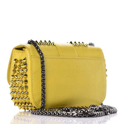 Christian Louboutin Calfskin Spikes Mini Sweety Charity Crossbody Bag Mimosa 3 of 12