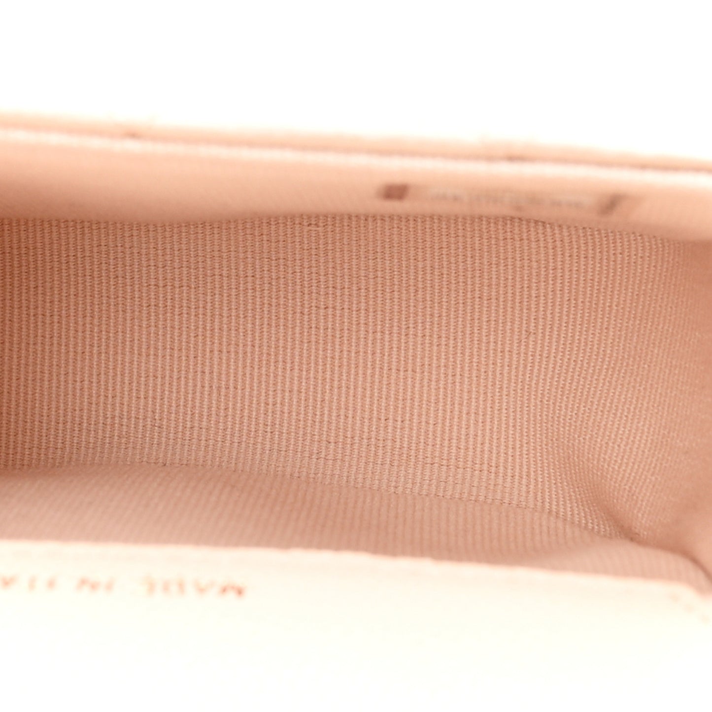 Caviar Quilted Mini Clutch With Chain Light Beige