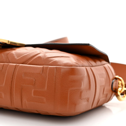 Fendi Nappa FF 1974 Embossed Baguette Coloniale 10 of 11