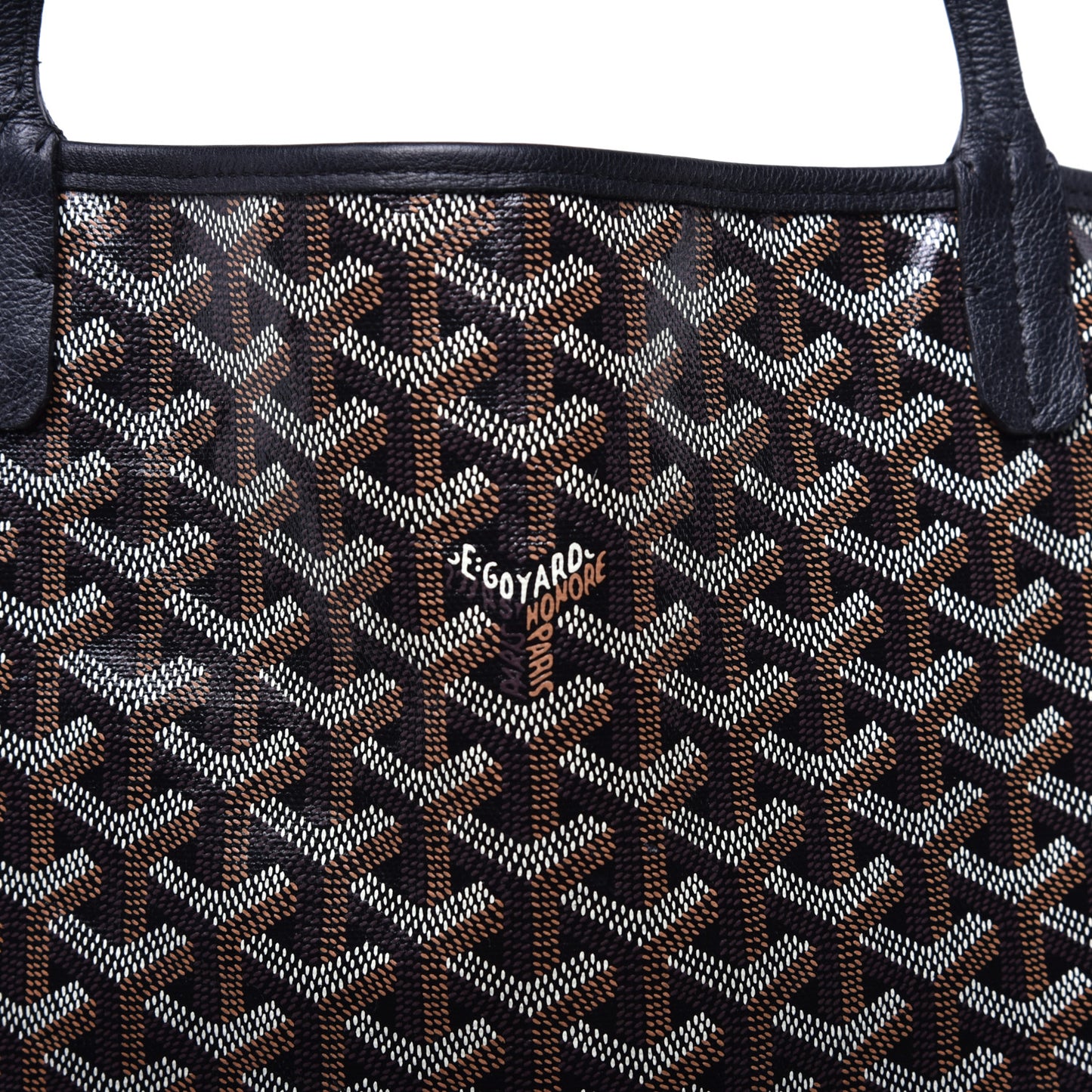 Goyardine Reversible Anjou GM Black