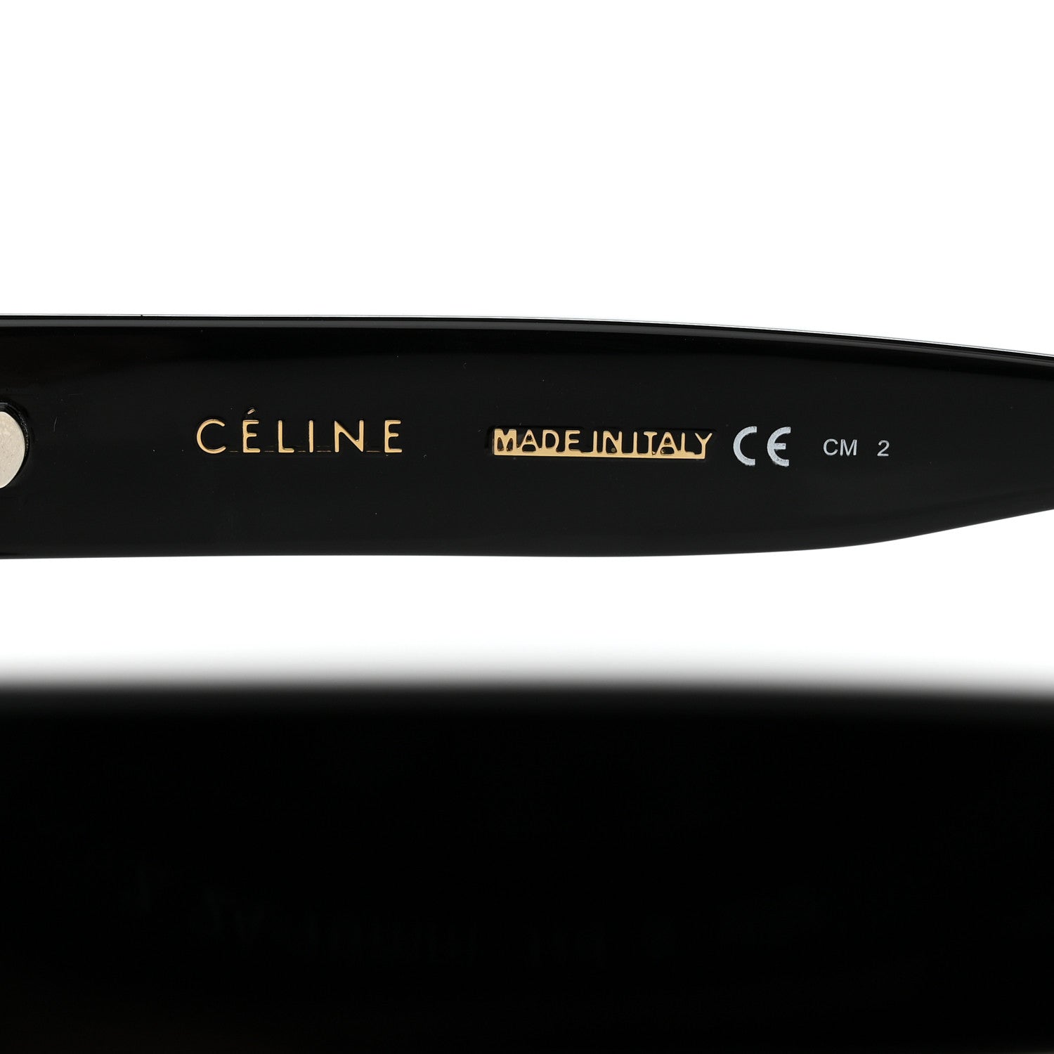 Celine Shadow Sunglasses CL 41026/S Black Havana 6 of 7