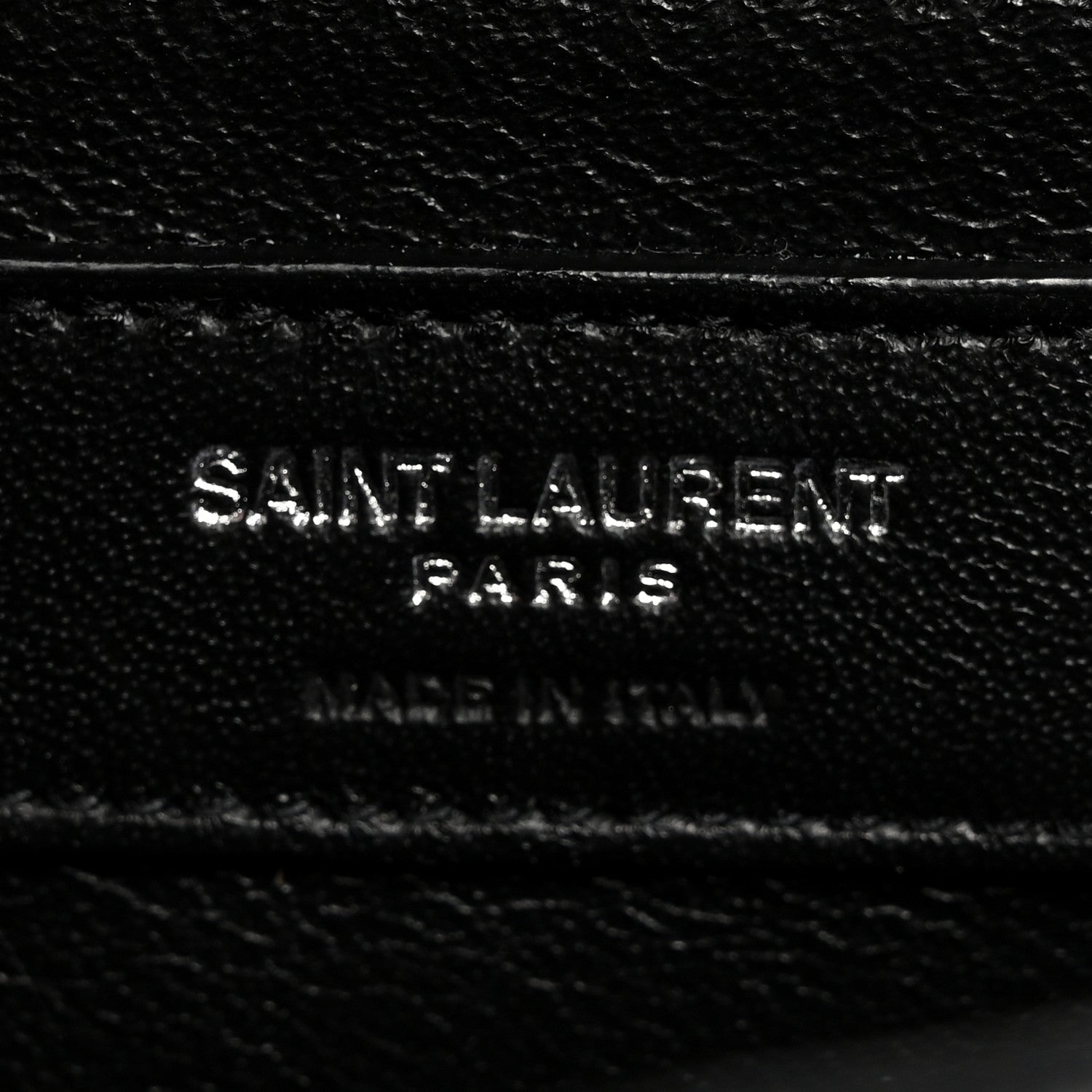 Saint Laurent Grain De Poudre Textured Mixed Matelasse Triquilt Medium Monogram Satchel Black 7 of 11