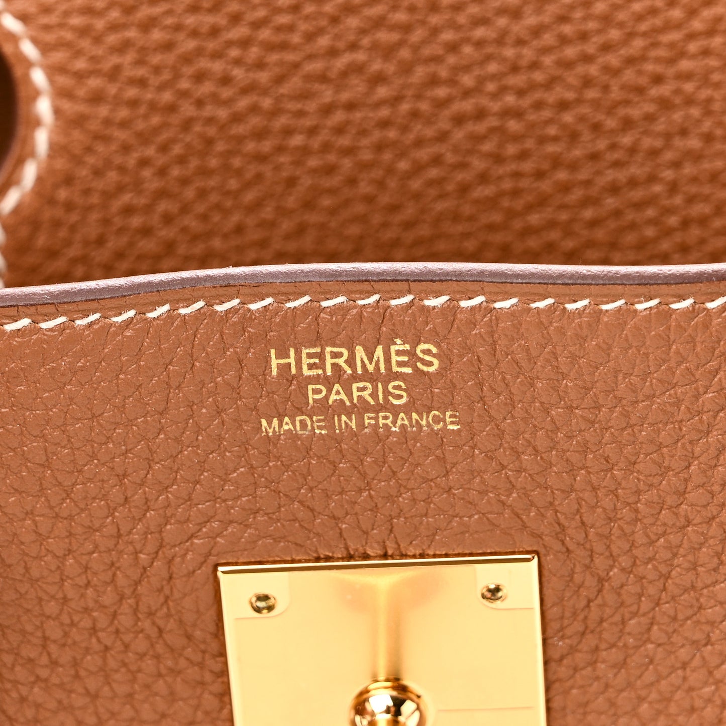 Togo Birkin 30 Gold