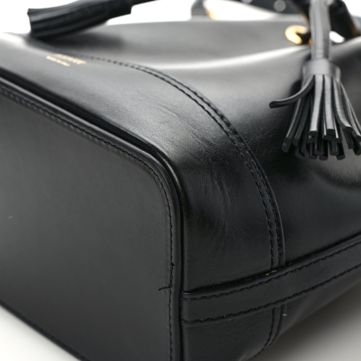 Khaite Calfskin Cecilia Small Bucket Bag Black 10 of 10
