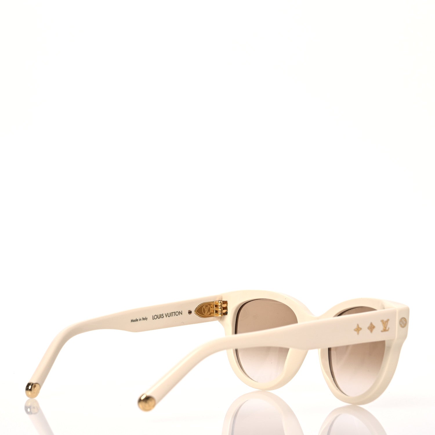 Louis Vuitton Acetate My Monogram Soft Cat Eye Sunglasses Z1707W White 4 of 10