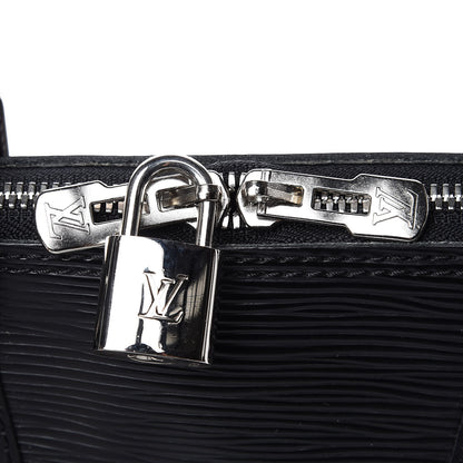 Louis Vuitton Epi Alma MM Black 12 of 13