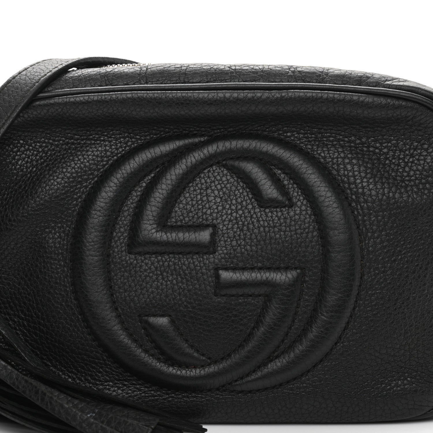 Gucci Pebbled Calfskin Small Soho Disco Bag Black 8 of 10