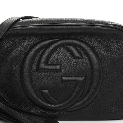 Gucci Pebbled Calfskin Small Soho Disco Bag Black 8 of 10