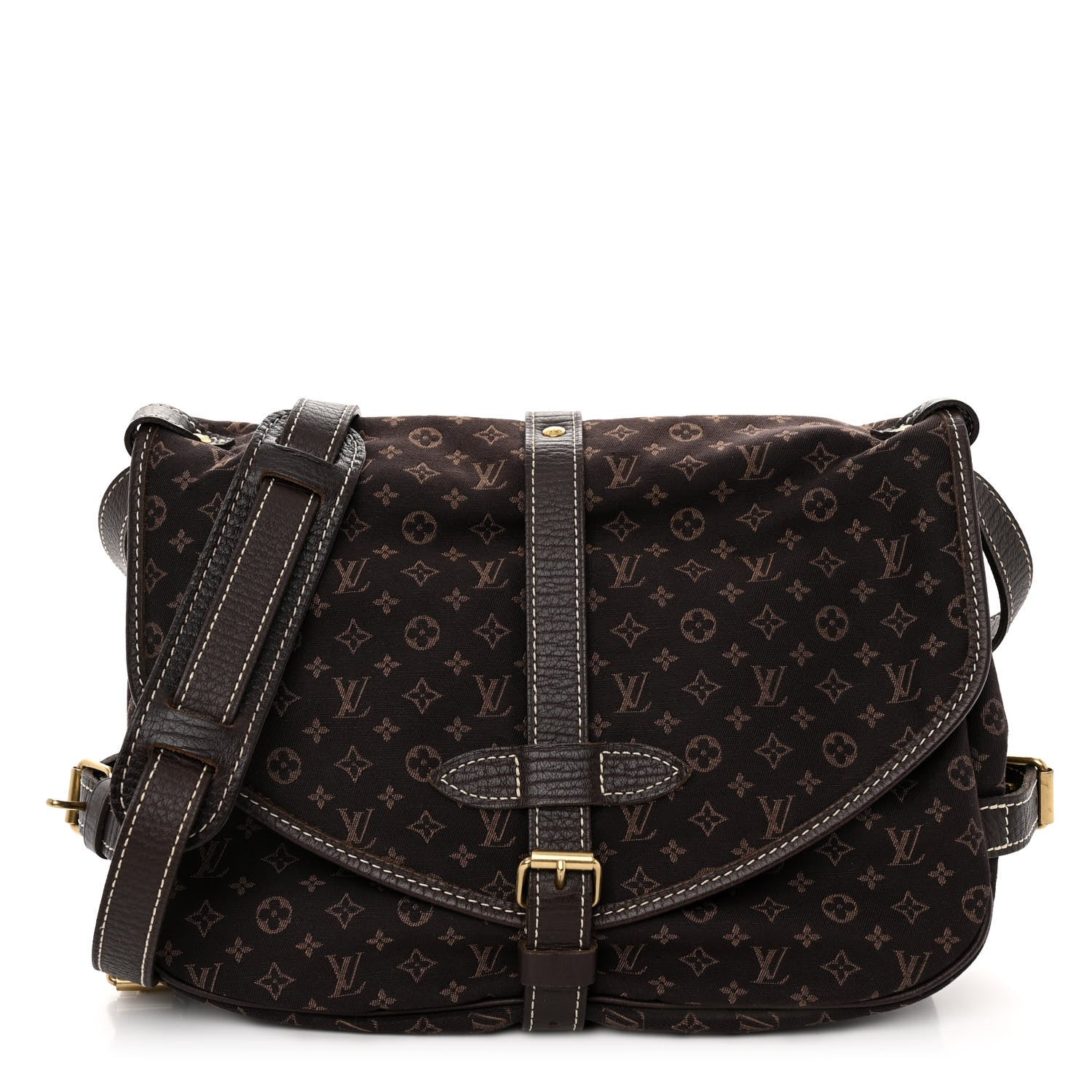 Louis Vuitton Monogram Mini Lin Saumur Ebene 1 of 11