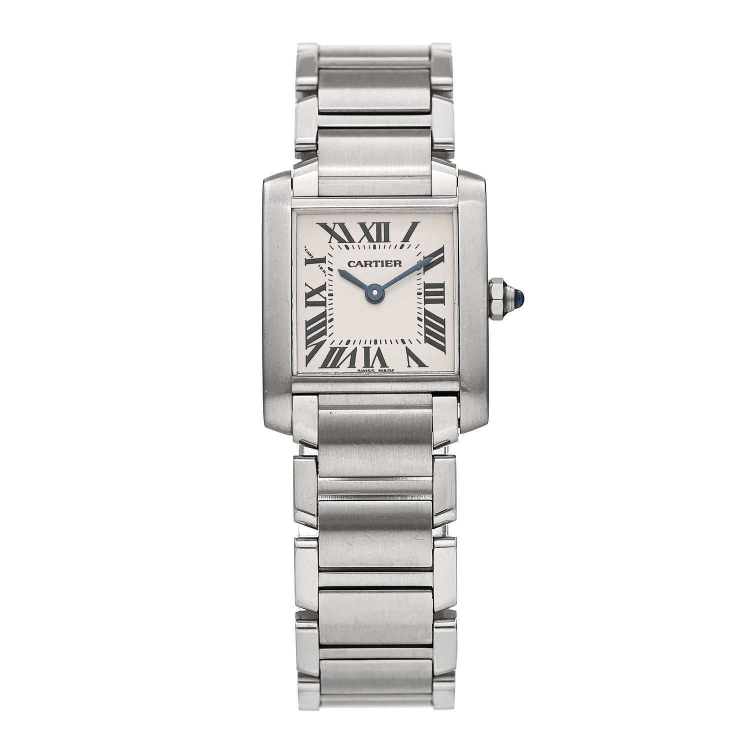 Cartier Stainless Steel 20mm Tank Francaise Quartz Watch 1 of 4