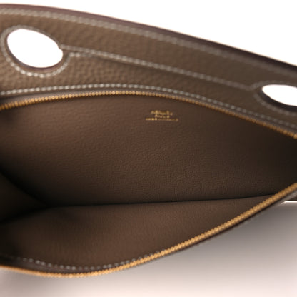 Hermes Togo Backpocket Pouch 30 Etoupe 5 of 7