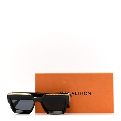 Louis Vuitton Acetate 1.1 Millionaires Sunglasses Z1165W Black 9 of 9