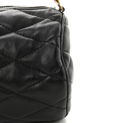 Saint Laurent Lambskin Monogram Small Sade Tube Bag Black 14 of 18