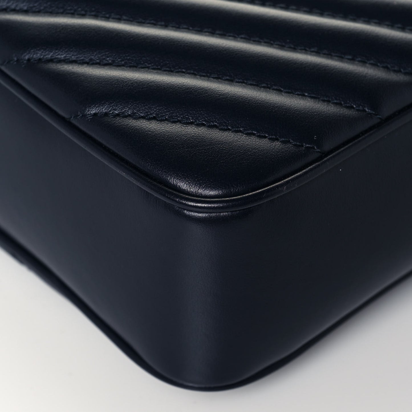 Calfskin Matelasse Monogram Lou Camera Bag Navy