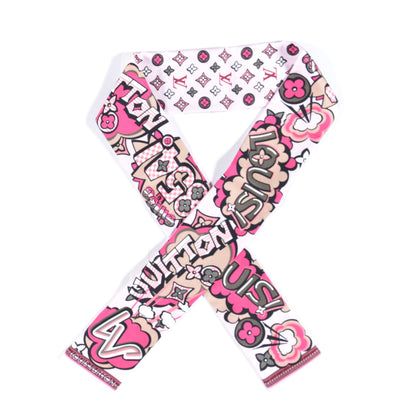 Louis Vuitton Silk Monogram Street Bandeau Rose 1 of 4