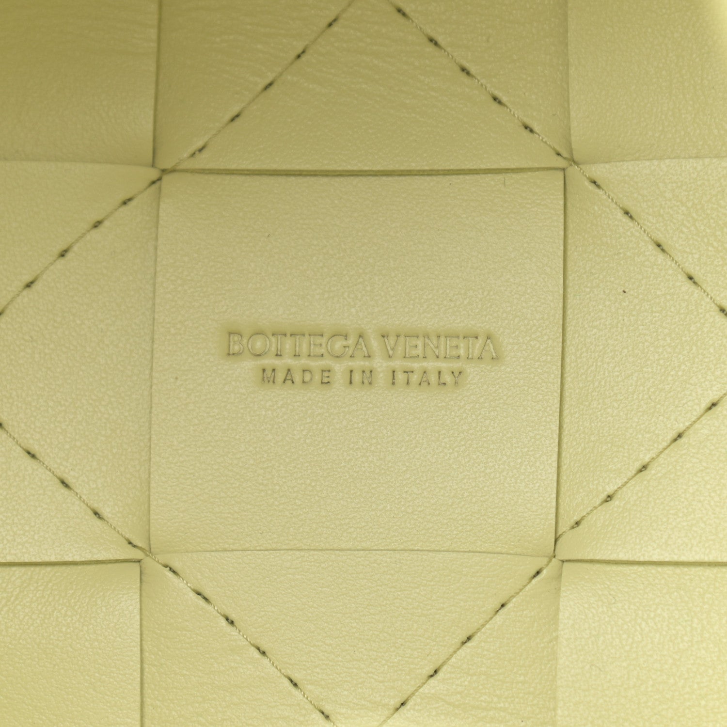 Bottega Veneta Nappa Maxi Intrecciato Cassette Bucket Bag Lemon Washed 8 of 9