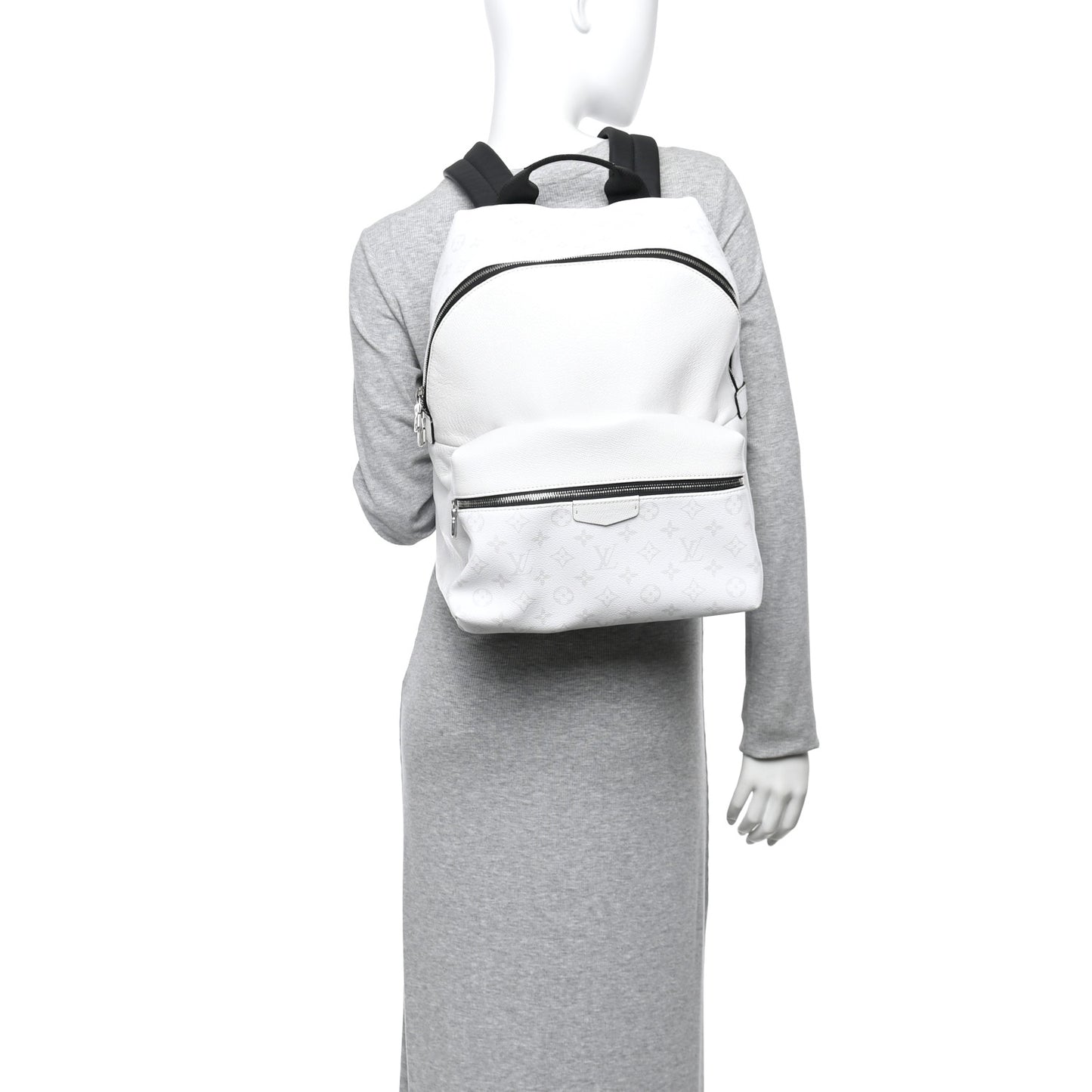 Taiga Monogram Discovery Backpack PM White