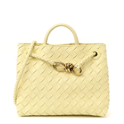 Bottega Veneta Nappa Intrecciato Small Andiamo Shoulder Bag Chamomile 1 of 9