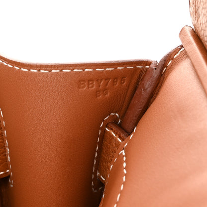 Hermes Natural Barenia Faubourg Hac A Dos PM Backpack Fauve 7 of 11