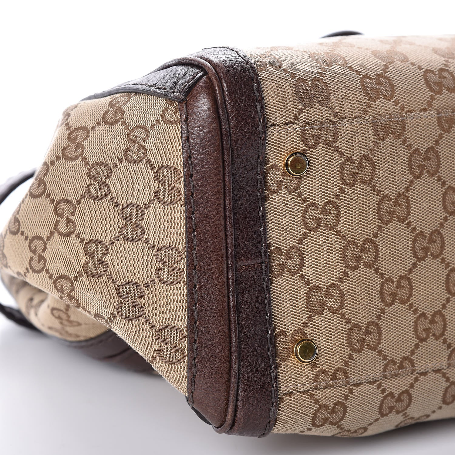 Gucci Monogram Medium GG Running Tote Dark Brown 10 of 11