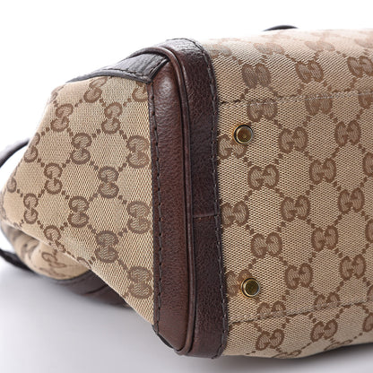 Gucci Monogram Medium GG Running Tote Dark Brown 10 of 11