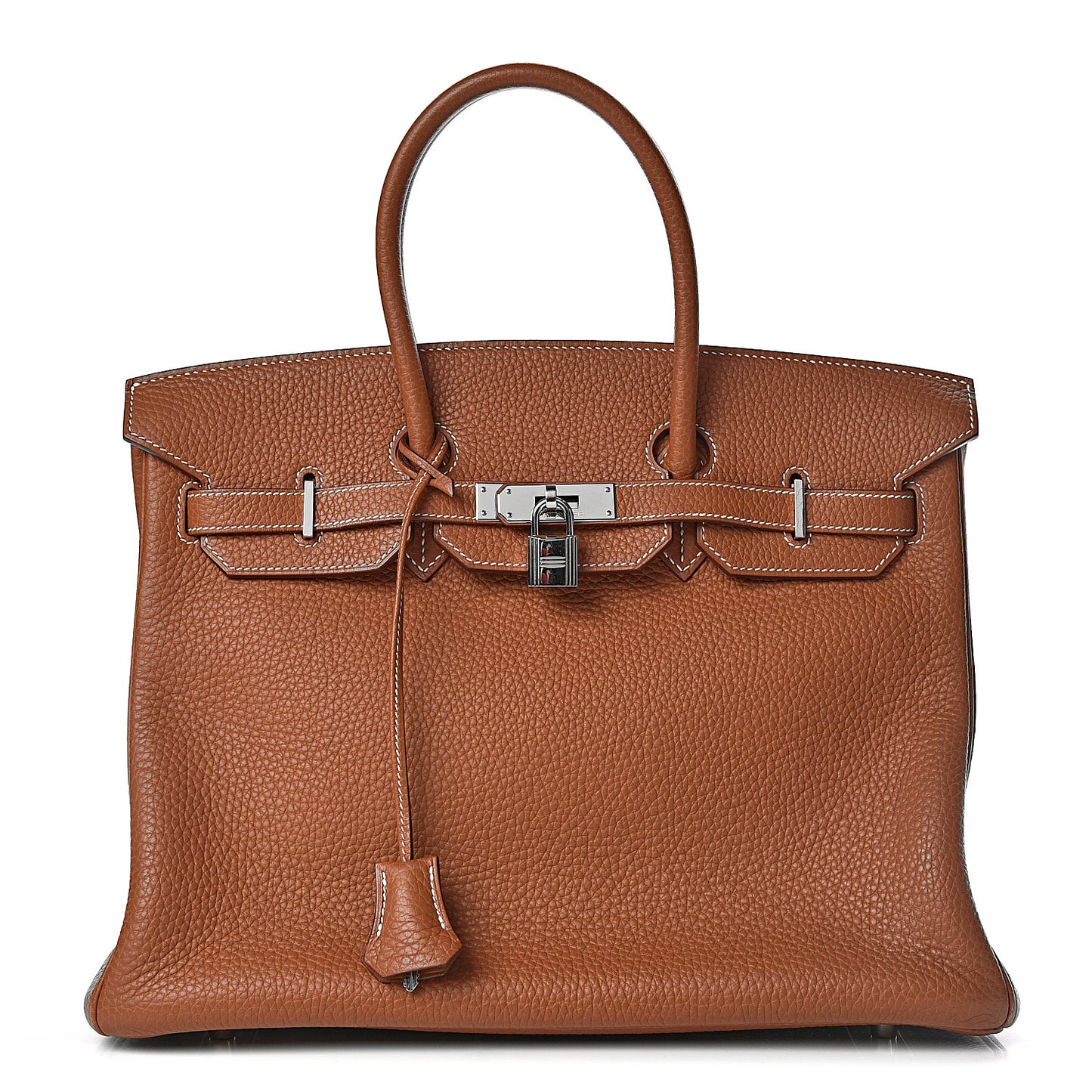 Taurillon Clemence Birkin 35 Gold