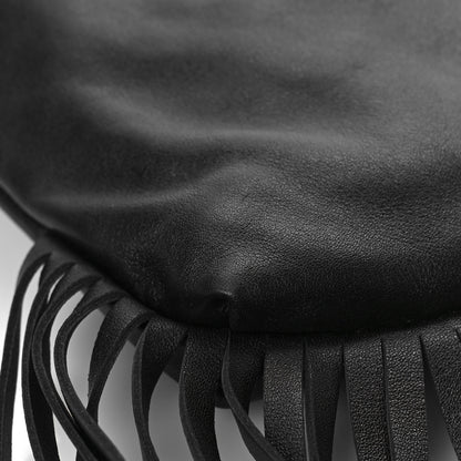 Bottega Veneta Nappa The Fringe Pouch Shoulder Bag Black 7 of 9