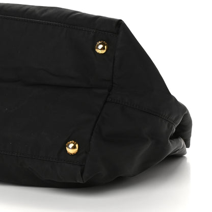 Prada Nylon Tessuto Fiocco Bow Tote Black 8 of 9