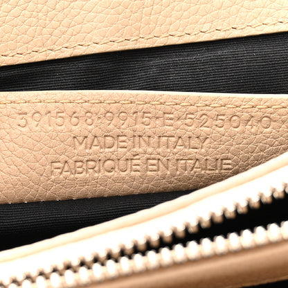 Balenciaga Grained Calfskin Le Dix Small Soft Cartable Beige Seigle 7 of 14