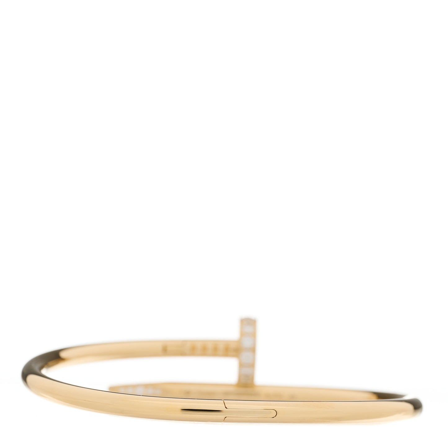 18K Yellow Gold Diamond Juste Un Clou Bracelet 16