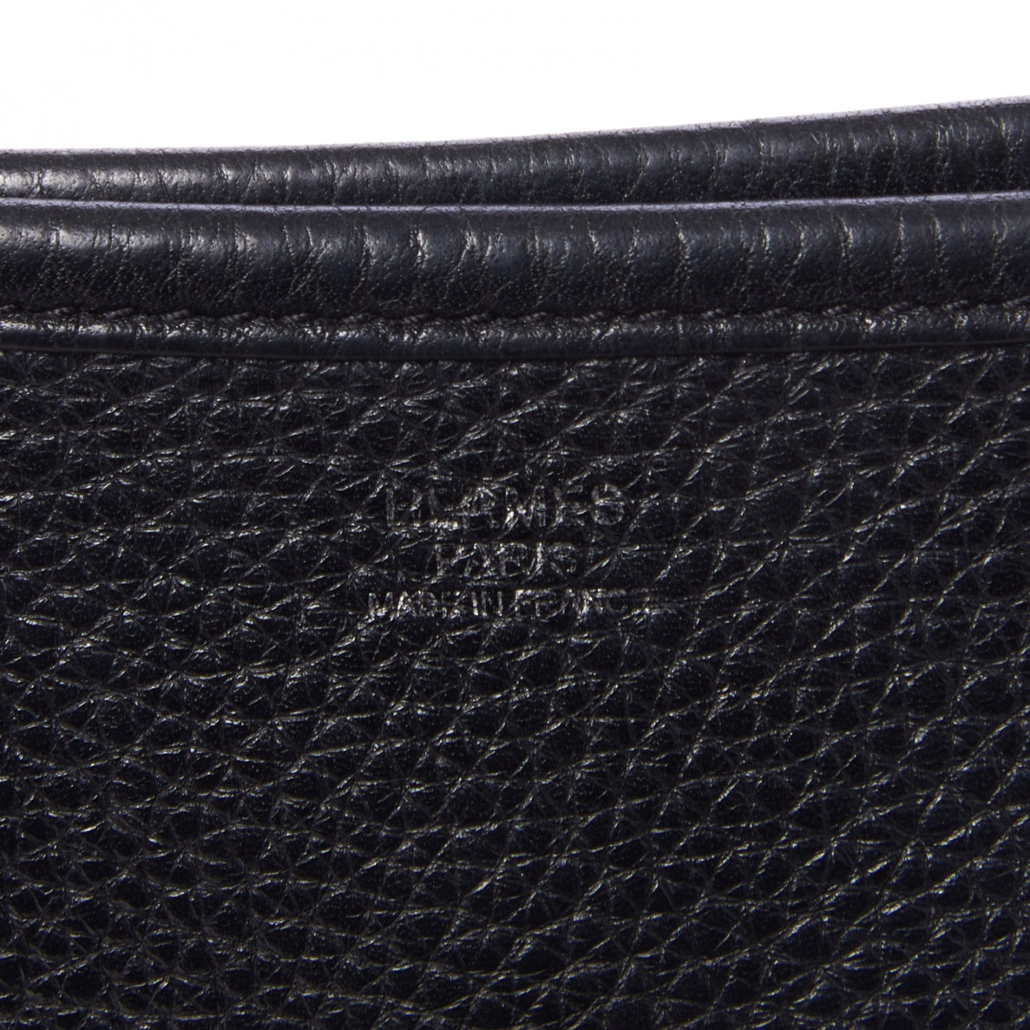 Hermes Taurillon Clemence Evelyne GM Black 7 of 7