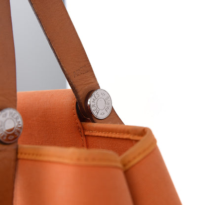Hermes Toile Cabag 32 PM Orange 12 of 12