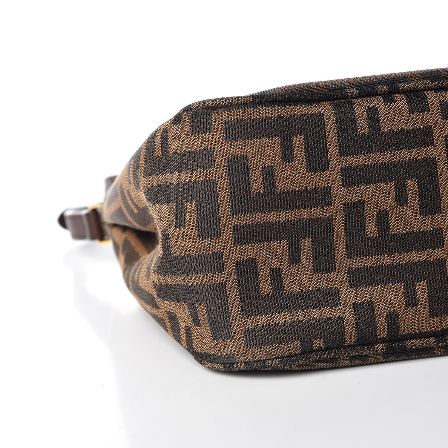 Fendi Zucca Vitello Artic Small Messenger Bag Tobacco Castagna 5 of 9