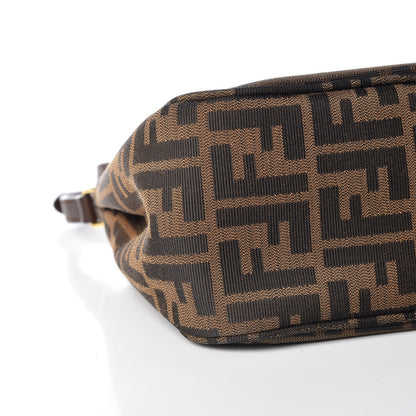 Fendi Zucca Vitello Artic Small Messenger Bag Tobacco Castagna 5 of 9