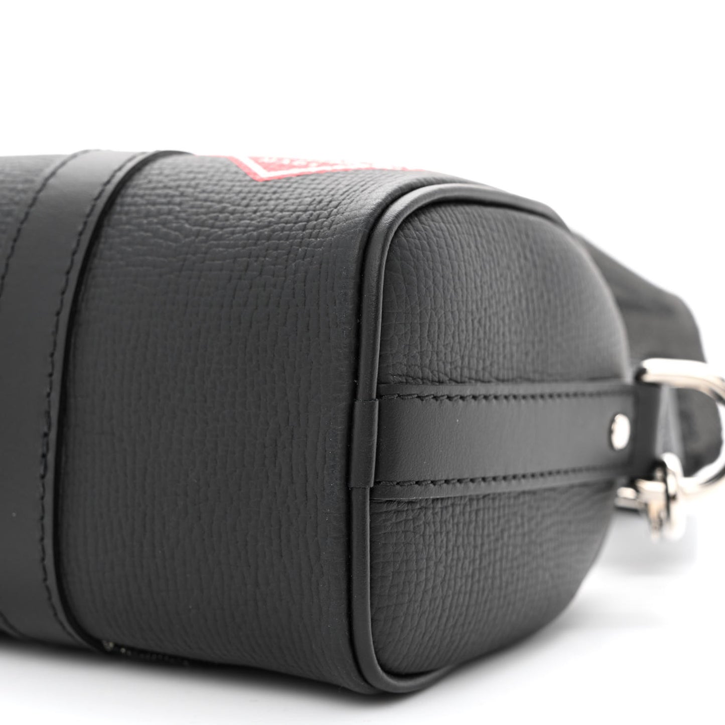 X NIGO Taurillon Monogram Denim Drip Keepall XS Black