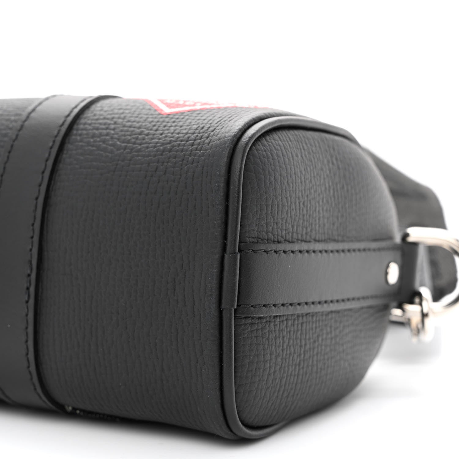 Louis Vuitton X NIGO Taurillon Monogram Denim Drip Keepall XS Black 9 of 9