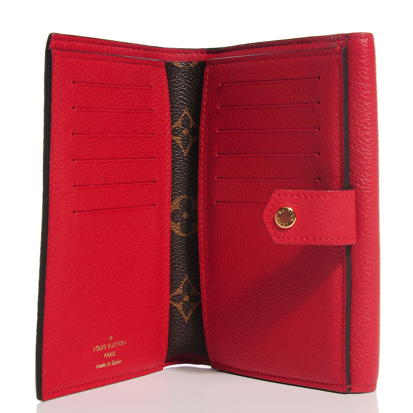 Monogram Pallas Compact Wallet Cherry