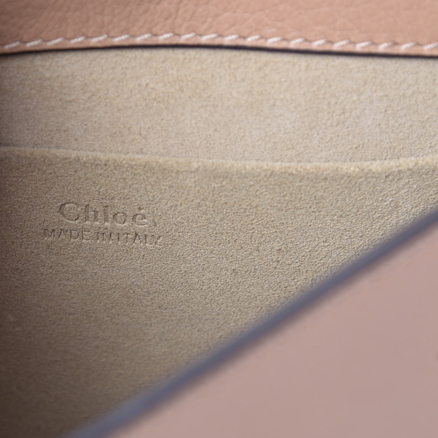 Calfskin Suede Small Nile Bracelet Bag Biscotti Beige
