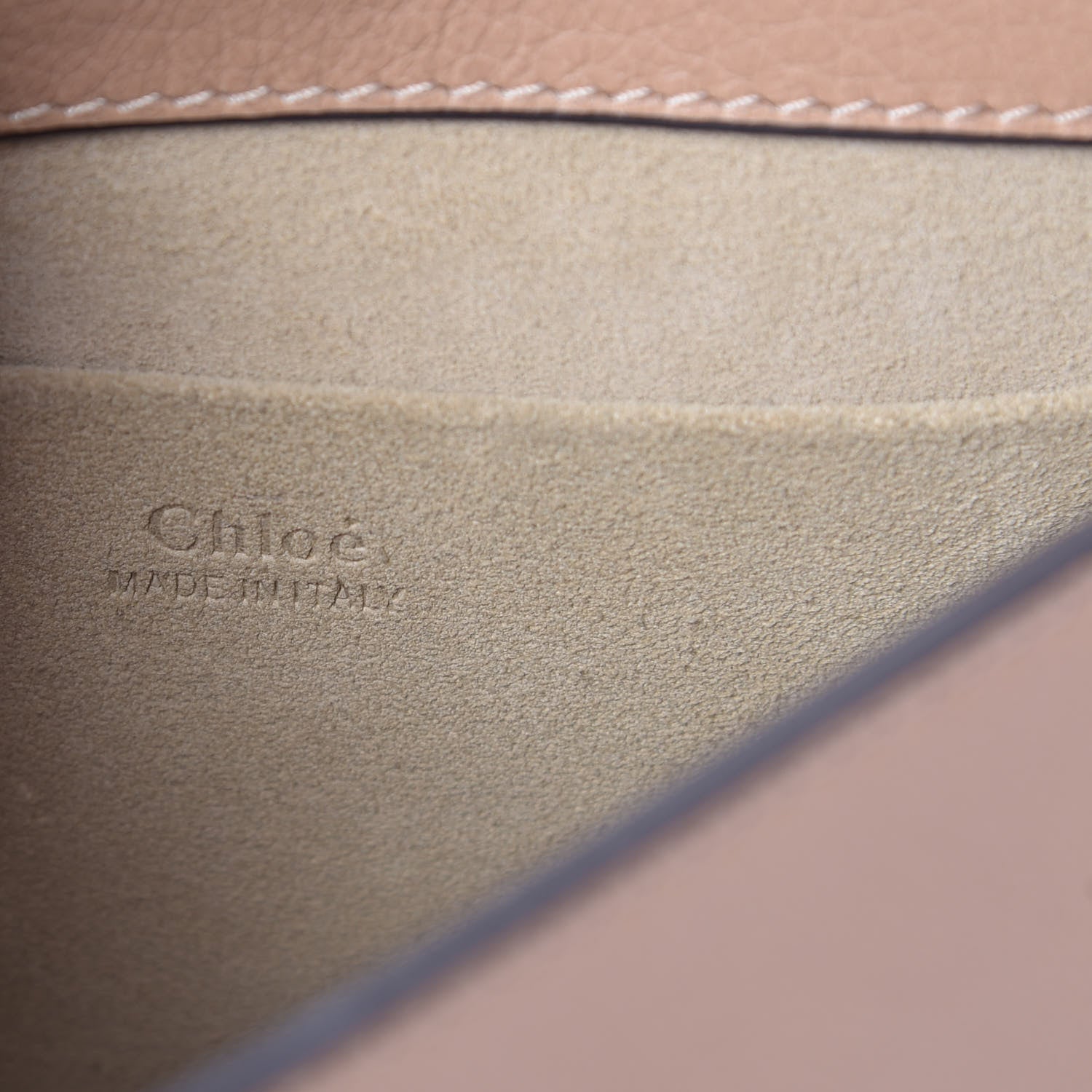 Chloe Calfskin Suede Small Nile Bracelet Bag Biscotti Beige 6 of 12
