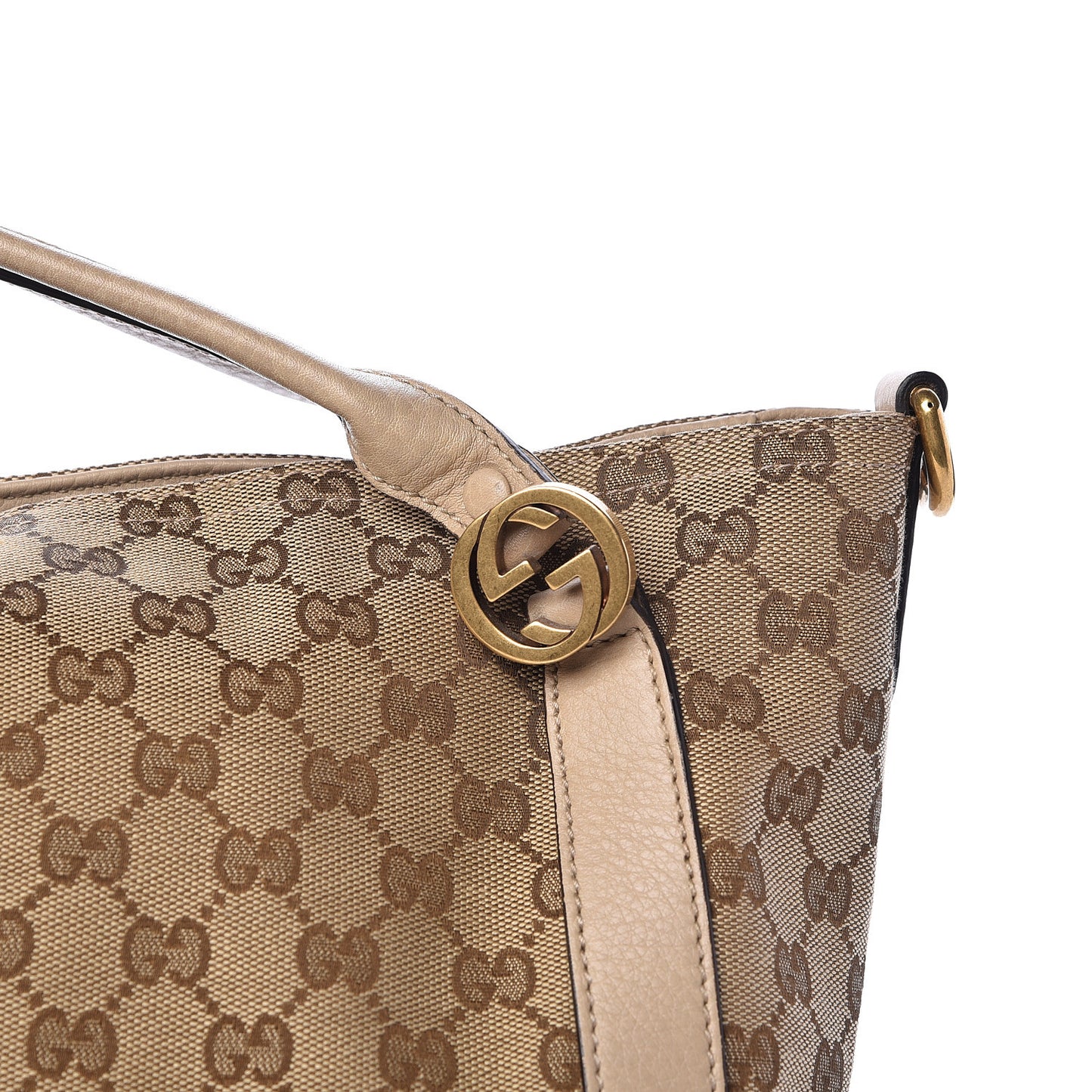 Monogram Medium Miss GG Top Handle Bag Light Brown