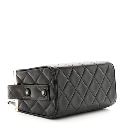 Chanel Lambskin Quilted Box Bag Black 4 of 12