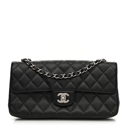 Chanel Caviar Quilted East West Flap Black 1 of 9
