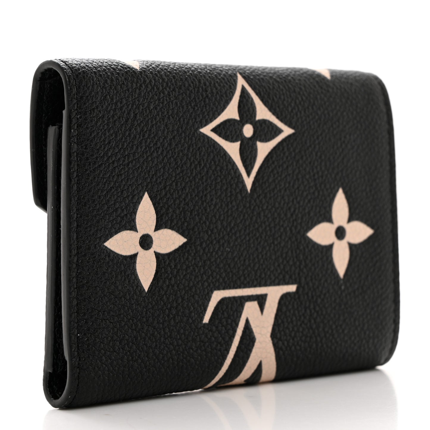 Empreinte Monogram Giant Victorine Wallet Black Beige