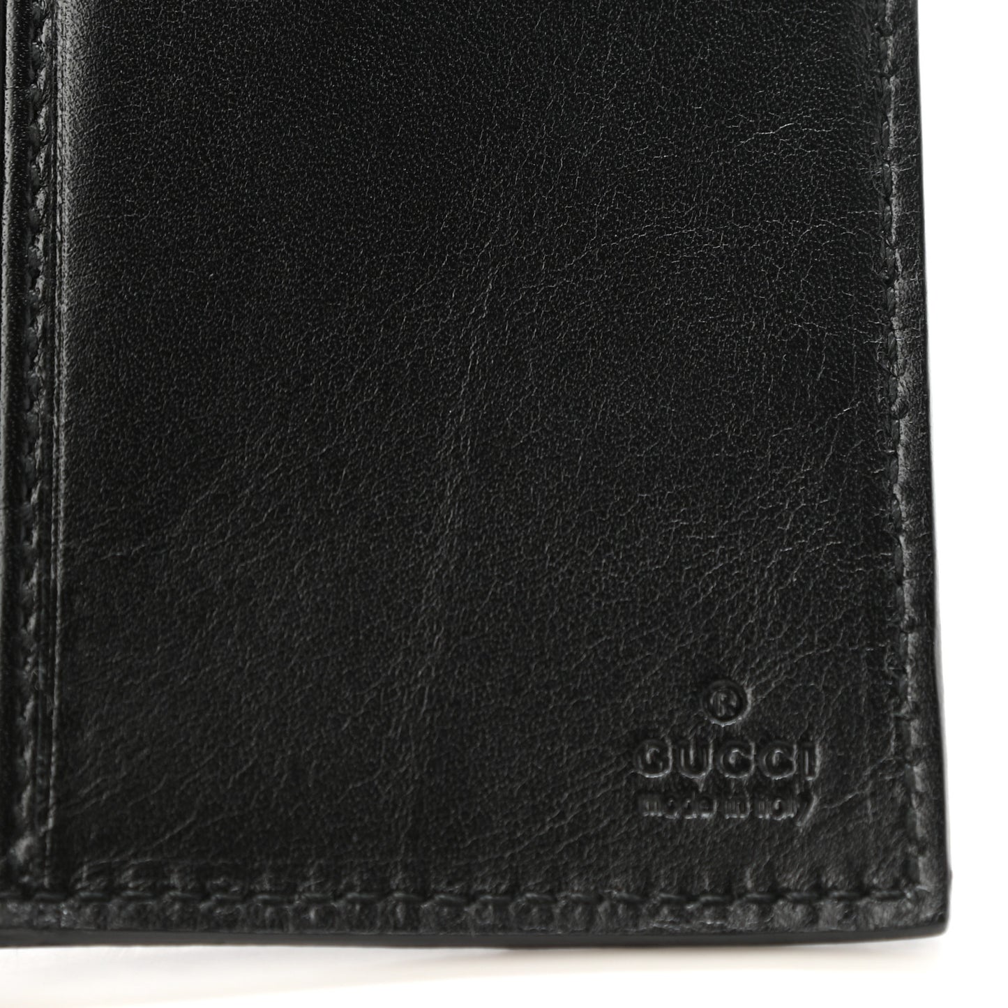 Guccissima Continental Flap Wallet Black